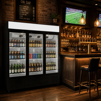 Vitrine Réfrigérée Commerciale avec Joint Magnétique et Panneau de Contrôle Numérique pour Boulangerie, Crèmerie, Centre Commercial