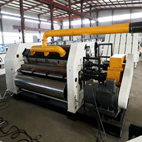 Ligne de machines à onduler le carton, neuves ou d'occasion, électriques ou à vapeur, sans doigts, pour la fabrication de boîtes en carton ondulé, à simple face.