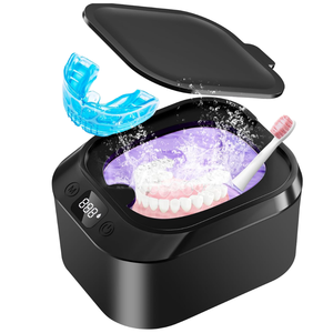 Mini 200ml siêu âm sạch đa chức năng nhà sạch hơn tiếng ồn thấp UV đồ trang sức sạch hơn răng giả máy điện - Product Image 1