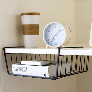 Under-desk storage <b>racks</b> for college students: wardrobe <b>shelves</b>, desk storage <b>racks</b>, and under-desk organizing baskets. - Product Image 1