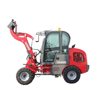 Cargador de Ruedas Telescópico Hidráulico de 1 Tonelada y 4 Ruedas Motrices con Acoplamiento Rápido para Jardinería, Entrega Rápida Directa de Fábrica - Product Image 6