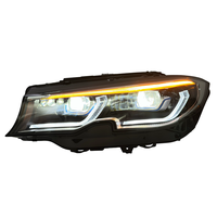 Ensemble de phares LED DRL blanc et jaune améliorés SJC Auto Car Parts pour BMW Série 3 G20 G28 320i 325i, style laser, phares avant