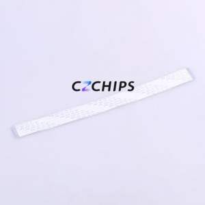 JS05A-40P-250-4-8 FFC Cable (Flexible Flat Cable) P=0.5mm Connector 40P 0.5mm 0.3mm Non-Inverting - Product Image 1