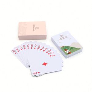 Free Sample Custom Design Your Logo Paper Printed <b>Box</b> Plastic Pvc Waterproof Poker Deck Baloot Playing <b>Cards</b> Wholesale - Product Image 1