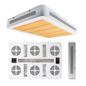 Lampe de culture LED à haute intensité PPFD 100W-600W, spectre complet, panneau carré en aluminium pour serre, culture de légumes et de fruits en intérieur - Product Image 4