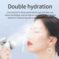 Vaporizador Facial Frío/Caliente USB, Nano Vaporizador para el Cuidado de los Ojos, Hidratante y Limpiador, para Uso Doméstico