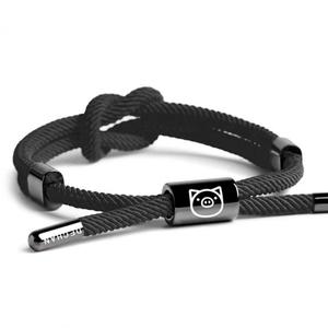 Accesorios de pareja de familia de estudiantes, pulsera trenzada de cuerda roja Simple, pulsera significativa de 12 zodiacos, regalos para mujeres - Product Image 1