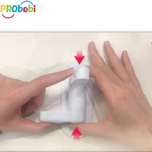 Probebi poignée de porte en plastique auto-adhésive serrure de levier de porte de sécurité pour bébé - Product Image 6