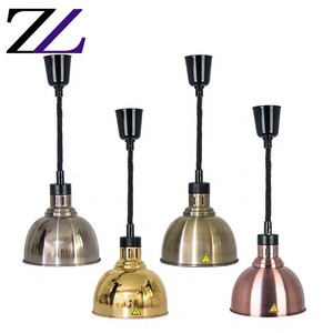 Treo Ấm Hơn Đèn Cafeteria Nhà Hàng Thiết Bị Thực Phẩm Warming Đèn Thép Điện Xách Tay Buffet Sưởi Ấm Thực Phẩm Đèn Led - Product Image 1