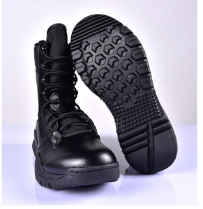 Bottes de combat respirantes DFDB02 en daim pour l'automne et l'hiver – Vert, kaki, gris, noir - Product Image 3