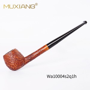 Muxiang Tobacco Pipe Straight Type With Vulcanized Rubber Mouthpiece For Smoking - Product Image 3