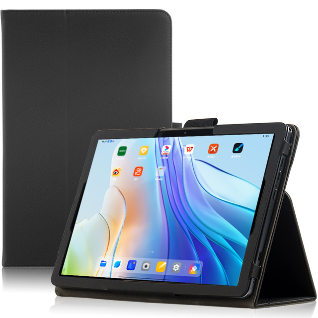 Tablet Smart Case PU Leather Stand Hand Strap Shell for TCL Tab 10L 2gen Gen 2 10.1inch With Holder Pencil Flip Cover