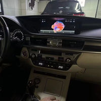 Radio Android de 10.25 Pulgadas con GPS, Navegación, Carplay, Reproductor de DVD, Pantalla Táctil para el Tablero de Lexus ES 250 ES 300H ES 200 2013-2017