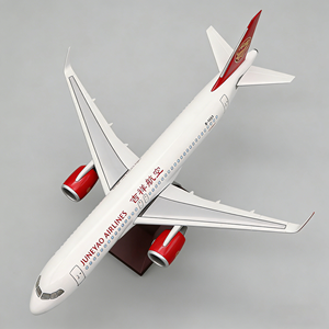 Modellino in Scala <span class=keywords><strong>di</strong></span> Aereo Passeggeri Commerciale - Collezione <span class=keywords><strong>di</strong></span> <span class=keywords><strong>Aerei</strong></span> in Resina con Carrello <span class=keywords><strong>di</strong></span> Atterraggio per Esposizione Casa e Ufficio - Product Image 3