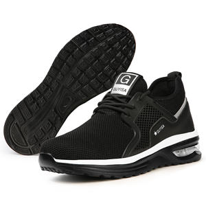 ZH2096 chaussures de sécurité à bout en acier personnalisées acceptables chaussures de sécurité en maille respirante homme baskets légères et confortables anti-crevaison - Product Image 3