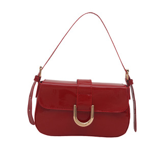 Bolso de Mano de Moda Coreana Estilo Vintage para Mujer, con Cierre Magnético, de PU, para Uso Diario, al Hombro o Cruzado, Venta al Por Mayor con MOQ Bajo - Product Image 4