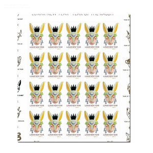 Timbres-poste et autocollants commémoratifs <span class=keywords><strong>du</strong></span> zodiaque chinois des États-Unis pour collection - Product Image 1