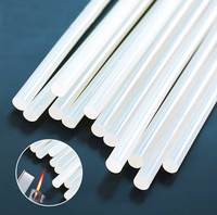Bâton de colle chaude transparent adhésif fort de 7mm 11mm tige adhésive thermofusible de qualité industrielle