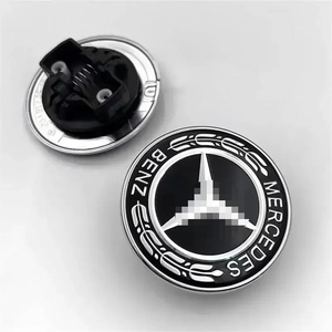 Emblème de capot plat de 57 mm, logo de badge avant pour Mercedes Benz <span class=keywords><strong>AMG</strong></span> W212 W213 W205 W177 W247 W176 CLS CLA CLK CLG GLS X253, emblème de voiture - Product Image 4