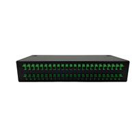 Caja de terminación de fibra óptica de 48 núcleos SC LC FC ST, caja terminal FTTH de acero laminado en frío engrosado, panel de conexión de fibra óptica
