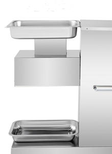 Food <b>Processing</b> <b>Machine</b> Vertical Type Electric <b>Meat</b> Cutting <b>Machine</b> Stainless Steel <b>Meat</b> Slicer <b>Machine</b> With Four Wheels - Product Image 2