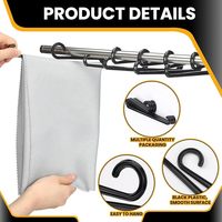 Supermarkt Einzelhandel geschäft Wand organisator Schal Haken Kunststoff Handtuch Display Kleiderbügel