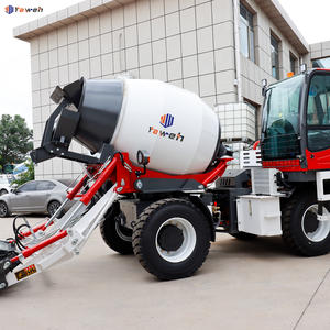 เครื่องผสมปูนฉาบแบบเคลื่อนที่ ยี่ห้อ Yaweh ขนาดเล็ก ใช้ไฟฟ้าและดีเซล ติดตั้งแบบ 3 จุด พร้อมเกียร์พินชั่น สำหรับรถบรรทุก พร้อมท่อปั๊ม - Product Image 2