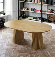 Ensemble de table à manger extensible en bois moderne pour la maison, l'hôtel et la villa
