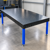 Table de soudage modulaire industrielle D28 D16, banc de travail en acier robuste pour le soudage, l'assemblage et la fabrication