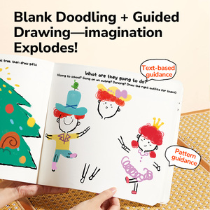 Cuaderno de dibujo MIDEER Imagine & Create - un libro de dibujo diseñado con cuidado para niños de 3 años en adelante - Product Image 3