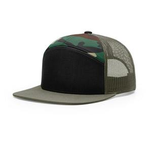 หมวกแก๊ปทรงริชาร์ดสัน 168 แบบ 7 แผง ผ้าแคนวาสเรียบ แฟชั่นสปอร์ต หมวก Snapback ตาข่ายแบบ Trucker สำหรับทุกเพศ เหมาะสำหรับกิจกรรมกลางแจ้ง - Product Image 4