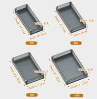 HNOSS Panier coulissant universel en verre à 2 couches pour le coin magique de la cuisine Panier d'angle rotatif pour aveugle de rangement d'armoire