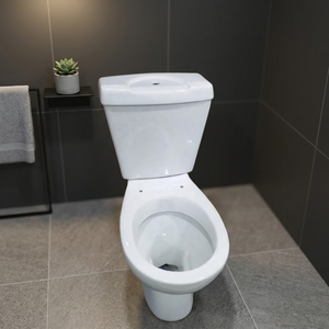 Irani WC ชุดโถส้วมเซรามิกสีขาว, ชุดสุขภัณฑ์พร้อมฝาชักโครกสองชั้น - Product Image 1