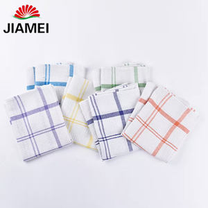 Jiamei Bianco Cialda Tessuto 100% Cotone Canovacci Da Cucina Commercio All'ingrosso <span class=keywords><strong>La</strong></span> Pasticceria Cotone Cialda Cucina di Tè Asciugamano - Product Image 4