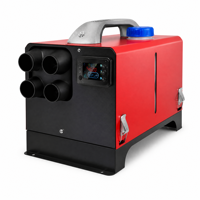 Chauffage d'air diesel FOYIN C33-5KW, chauffage de stationnement tout-en-un portable à 4 sorties pour camion, camping-car, fourgonnette, télécommande LCD, garantie 1 an