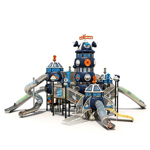 Parque Infantil Comercial al Aire Libre para Niños <span class=keywords><strong>con</strong></span> Tobogán y Laberinto para Zona Acuática Infantil - Product Image 2