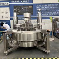 Automatischer Planetenrührkochtopf - 304 Edelstahl, SPS-Steuerung, Antihaftbeschichtung, für Soßen- und Füllproduktion