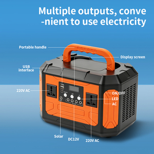 Stations d'alimentation d'urgence à haute capacité 30A, station d'alimentation portable 500W pour le camping en plein air - Product Image 5