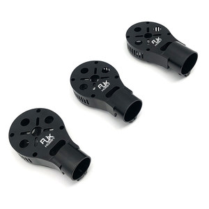RJXHOBBY RJX3372 Soporte de Motor Integrado de Aleación de Aluminio y Fibra de Carbono de 25/28/30 mm, Base de Montaje con Abrazadera (Negro) para Dron - Product Image 2