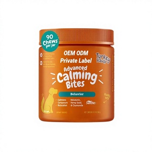 Friandises et gommes apaisantes pour chiens personnalisables en gros (OEM) - Soutien naturel contre le stress, soulagement de l'anxiété, compléments de santé pour animaux de compagnie - Product Image 1