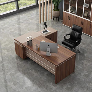 Muebles de Oficina OEM, Nuevo Modelo de Escritorio, Escritorio Ejecutivo de Lujo en Forma de L con Mesa Lateral, Escritorio de Oficina, Mesa de Oficina - Product Image 5