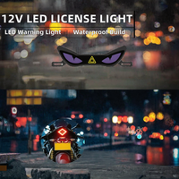 Lumière d'ambiance LED universelle Devil Eye, lampe stroboscopique pour moto, vélo électrique, scooter, lampe décorative, accessoires d'éclairage automobile
