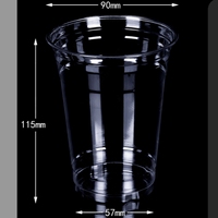 Gobelets jetables personnalisés en RPET de 10oz, 16oz, 22oz avec logo imprimé, en PET, pour boissons, camping et fêtes – Vente en gros