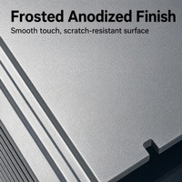 Casing Aluminium Ekstrusi Kustom dengan Heat Sink dan Anodisasi untuk Power Supply, Inverter, dan Perangkat Elektronik