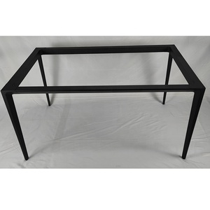 Muebles de sala de estar, material de aleación de aluminio Olid para MARCO DE MESA con recubrimiento de polvo negro, 2023 - Product Image 4