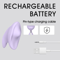 WINYI WYN0884 BETTY Vibrator für Frauen IPX7 Wasserdicht Flüssiges Silikon Klitoris-Stimulator Multi-Vibration USB Sexspielzeug