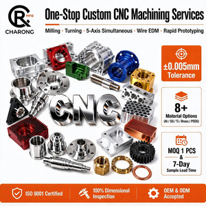 Services d'usinage CNC, fabrication sur mesure OEM, pièces de précision en laiton, acier inoxydable, aluminium/titane, fraisage et tournage CNC - Product Image 1