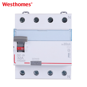 Disjoncteur différentiel (RCCB) Westhomes 1P+N 6-<span class=keywords><strong>63A</strong></span> pour la sécurité électrique basse tension dans la distribution d'énergie à basse tension - Product Image 1