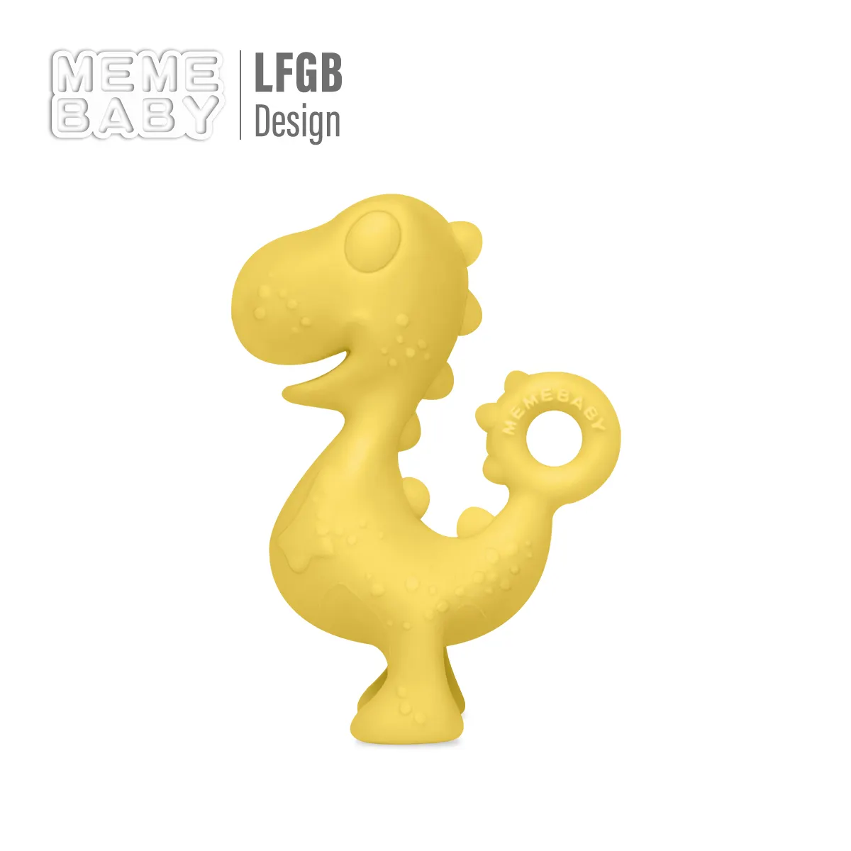 Dinosaur bpa free silicone teether Shape High Quality Safe Colorful Soft baby Silicone Teether