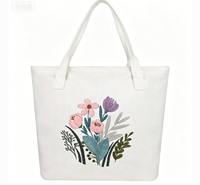 Produsen Grosir Tas Tote Kustom Kanvas Polos Label Tenun Katun Kepadatan Tinggi Pasokan Perusahaan Massal